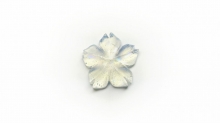 瑠璃の一輪桜・淡雪 001(ラメ)★ペンダント、ピアス・イヤリング、リングなどに仕立ててお届けします♪