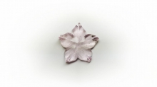 瑠璃の一輪桜・春風010(ラメ/蓄光)★ペンダント、ピアス・イヤリング、リングなどに仕立ててお届けします♪