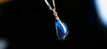 Blue shining object