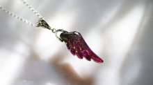 Enchanted purple wing
