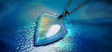 Opalescent emblem