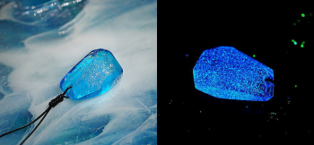 MIRACLE AQUA CRYSTAL 昼夜問わずお楽しみいただける逸品です。 ラフォルム ガラスジュエリー ガラスアクセサリー