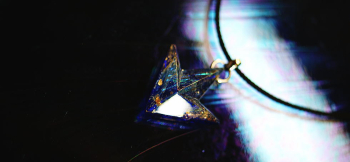 Arrow mystic cosmic ～ 流星群 ～ 素敵な矢の先風のフォルム。 ラフォルム ガラスジュエリー ガラスアクセサリー