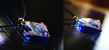 Arrow mystic cosmic ～ 流星群 ～ 様々な方向からお楽しみください。 ラフォルム ガラスジュエリー ガラスアクセサリー