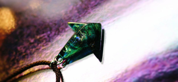 Arrow mystic cosmic 存在感のある素敵なペンダントに仕上がりました。 ラフォルム ガラスジュエリー ガラスアクセサリー