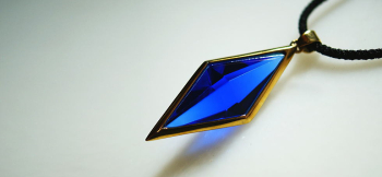 Collaborate Dreamblue 透明感を感じる素敵なコラボレーションペンダント。 ラフォルム ガラスジュエリー ガラスアクセサリー