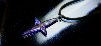 Great cross star 内部には煌く美しいラメを施しています。 ラフォルム ガラスジュエリー ガラスアクセサリー