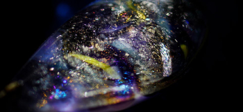 Mystic purple galaxy 美しい煌きを閉じ込めています。 ラフォルム ガラスジュエリー ガラスアクセサリー