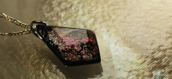 Multicolor diamond MINI 大変神秘的なイメージです。 ラフォルム ガラスジュエリー ガラスアクセサリー