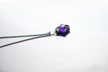 Diamond blue star ～ Jewel ～ 一点ずつ手作業で丁寧に仕上げたガラスのペンダントです。 ラフォルム ガラスジュエリー ガラスアクセサリー