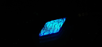Blue aspiration 美しい蓄光加工も施しています。 ラフォルム ガラスジュエリー ガラスアクセサリー
