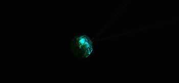 Petit Iceball 蓄光が神秘的に輝きます。 ラフォルム ガラスジュエリー ガラスアクセサリー