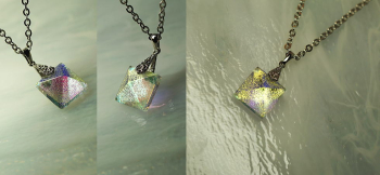Pyramid Jewel 様々なシーンでお楽しみください。 ラフォルム ガラスジュエリー ガラスアクセサリー