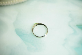 みどりのたからもの ～ Memory Ring ～ 大切な思い出の輝きをそのままに、ひとつのリングへと姿を変えました。 ラフォルム ガラスジュエリー ガラスアクセサリー