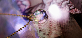 Cat's eye 透明感のあるクリアーをベースにしています。 ラフォルム ガラスジュエリー ガラスアクセサリー