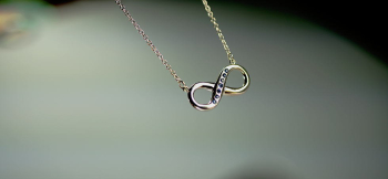 Infinite happiness Silver925素材のオリジナルペンダントです。 ラフォルム ガラスジュエリー ガラスアクセサリー