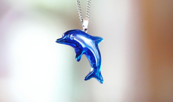 Lovely Dolphin  ラフォルム ガラスジュエリー ガラスアクセサリー