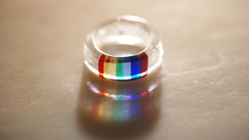 Beyond the rainbow 世界にひとつのオリジナルリングが完成いたしました。 ラフォルム ガラスジュエリー ガラスアクセサリー