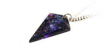 Aurora of Galaxy まさに宇宙(galaxy)の美しさ!! ラフォルム ガラスジュエリー ガラスアクセサリー