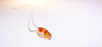 ENERGY DIAMOND 可愛らしい色合いです。 ラフォルム ガラスジュエリー ガラスアクセサリー