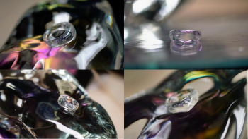 清らかに煌く愛 優しさのあるフォルムと煌きの表情をお楽しみください。 ラフォルム ガラスジュエリー ガラスアクセサリー