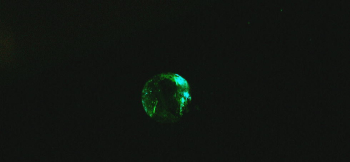 Various gleam sphere 暗闇では淡く神秘的な光。 ラフォルム ガラスジュエリー ガラスアクセサリー