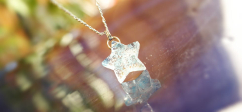 Starlight Festival ~ Frozen Star ~ かわいらしい星型ネックレス♪ ラフォルム ガラスジュエリー ガラスアクセサリー