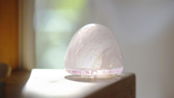 MEMORIAL EGG DOME 卵の様な高さのある優しいドーム型フォルムのメモリアルオブジェ。 ラフォルム ガラスジュエリー ガラスアクセサリー