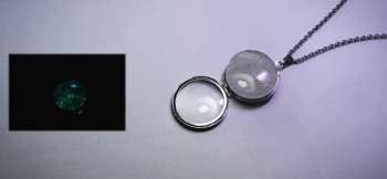 European loupe 蓄光加工をしておりますので、暗闇でもお楽しみいただけます。 ラフォルム ガラスジュエリー ガラスアクセサリー