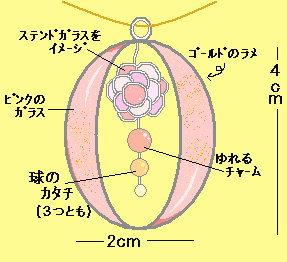 無題 ラフォルム ガラスジュエリー ガラスアクセサリー