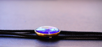 Energy Tanzanite ～ 煌 ～ ふっくらとしたフォルムです。 ラフォルム ガラスジュエリー ガラスアクセサリー