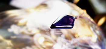 Appeal ~ Grape ~ 透明色の濃いグレープカラーです。 ラフォルム ガラスジュエリー ガラスアクセサリー