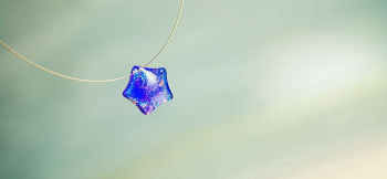 Candy blue star ラメの煌きをお楽しみください!! ラフォルム ガラスジュエリー ガラスアクセサリー