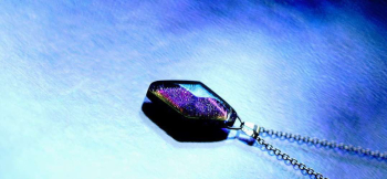 Marine bright jewel 煌きは見る角度で変化します。 ラフォルム ガラスジュエリー ガラスアクセサリー