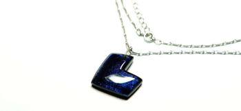 Diamond Heart 細かなラメが優しく煌きます。 ラフォルム ガラスジュエリー ガラスアクセサリー