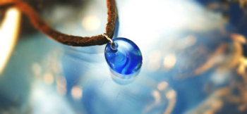 ラフォルム ガラスジュエリー ガラスアクセサリー Love wave / ブルー <a href="/products/detail.php?product_id=1230">『Love wave / グリーン』</a>とペアでお使いいただけます。…