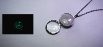 European loupe 蓄光加工をしておりますので、暗闇でもお楽しみいただけます。 ラフォルム ガラスジュエリー ガラスアクセサリー