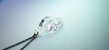 Frozen Ice rock 透明感があります。 ラフォルム ガラスジュエリー ガラスアクセサリー