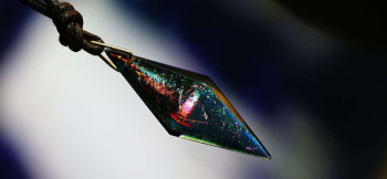 Dreamblue ～ Resonance macrocosm ～ 神秘的なアクアマリンブルーがベースカラーです。 ラフォルム ガラスジュエリー ガラスアクセサリー