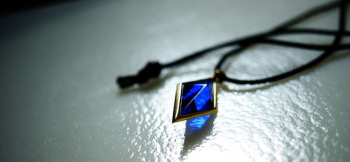 Collaborate Dreamblue 組み紐はフリーサイズ。お好みの長さでご愛用ください。 ラフォルム ガラスジュエリー ガラスアクセサリー
