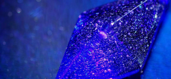 Blue universe of stardust 細かな美しい煌き。 ラフォルム ガラスジュエリー ガラスアクセサリー