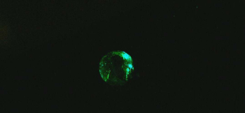 Various gleam sphere 暗闇では淡く神秘的な光。 ラフォルム ガラスジュエリー ガラスアクセサリー