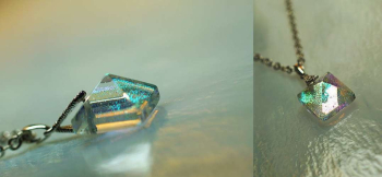 Pyramid Jewel ダイクロガラスの輝き。 ラフォルム ガラスジュエリー ガラスアクセサリー