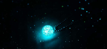 Gentle planet width circle 暗闇では神秘的な蓄光の光をおたのしみいただけます。 ラフォルム ガラスジュエリー ガラスアクセサリー