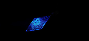 Pure dream ～ WATER LUMINANCE ～ お肌に優しいステンレスチェーン付き。 ラフォルム ガラスジュエリー ガラスアクセサリー