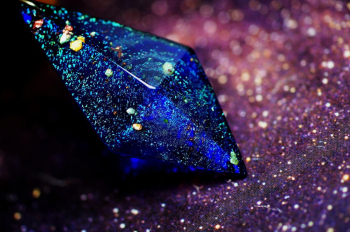銀河百花繚乱 ~ 青き銀河 ~ その限りない青き宇宙の煌きを。 ラフォルム ガラスジュエリー ガラスアクセサリー