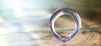 Mystical ring 素敵なフォルムのデザインリング。 ラフォルム ガラスジュエリー ガラスアクセサリー