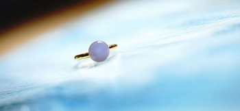 Lavender ～ シンプルリング ～ 細身のフリーサイズのリングベース。 ラフォルム ガラスジュエリー ガラスアクセサリー