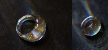 Chic Universe ～ ring ～ 様々なシーンでお楽しみください。 ラフォルム ガラスジュエリー ガラスアクセサリー