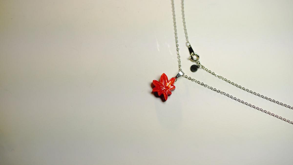 Promising maple ラフォルム ガラスジュエリー ガラスアクセサリー